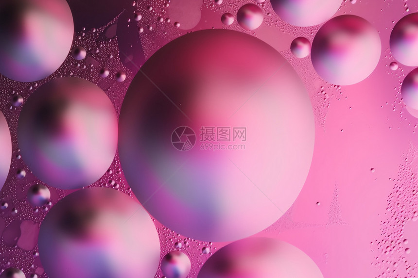 抽象的气泡背景图片