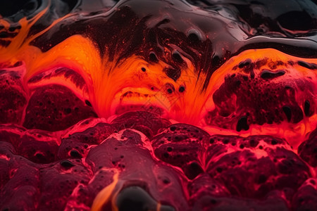 抽象的火山熔岩图片