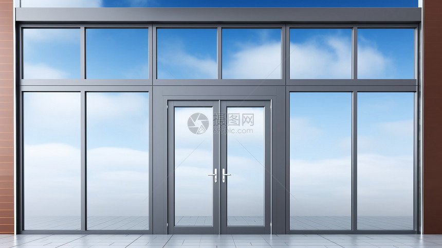 铝材玻璃门窗图片