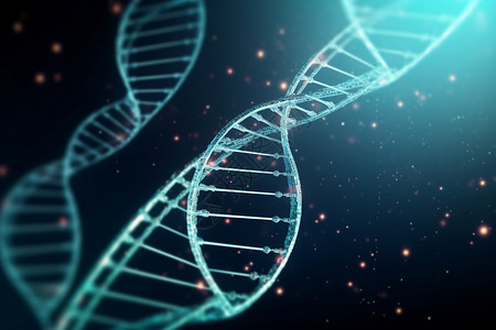 生物体DNA链的概念图图片