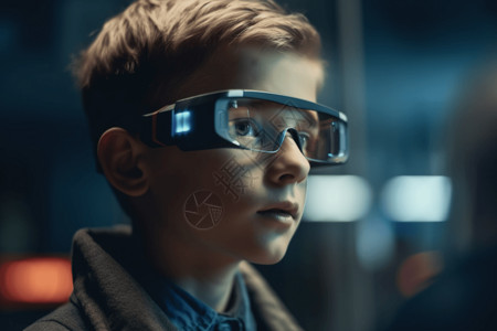 科技感VR智能眼镜图片