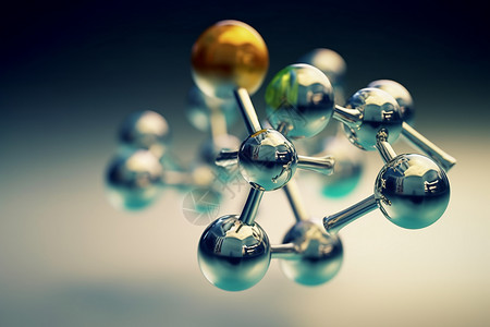 3d分子模型背景图片