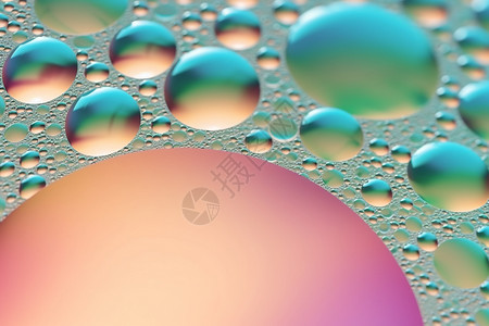 五颜六色气泡背景背景图片