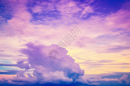 紫色天空复古背景图片