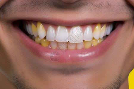 牙齿氧化的男性背景图片