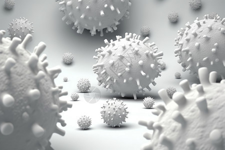 冠状病毒细菌细胞图片