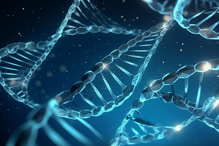 抽象DNA链的医学背景背景图片