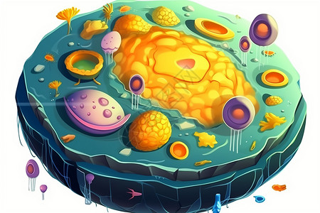 细胞的结构插图图片