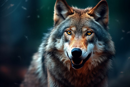 狼照片素材野生动物狼背景