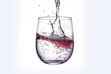 玻璃杯中的液体图片