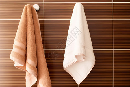 浴室挂毛巾毛巾背景