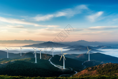 储能电源风力发电背景