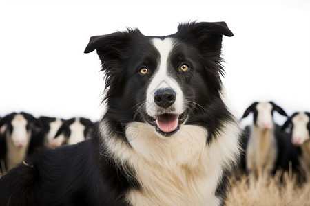 能够牧羊的工作犬佩罗犬高清图片