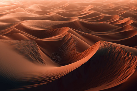 夏日炎热的沙漠图片