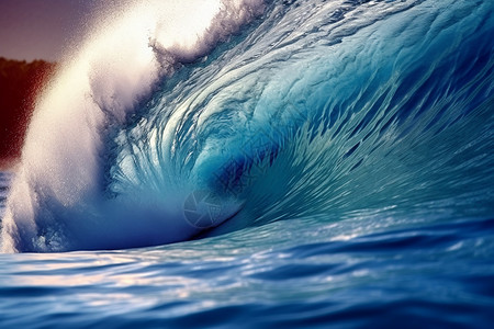 波澜壮观的海浪图片