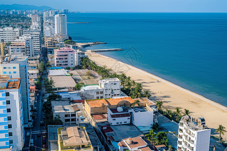 海边城市风景高清图片