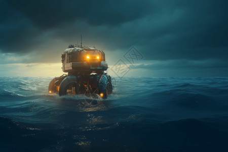 未来的海上救援机器人设计图片