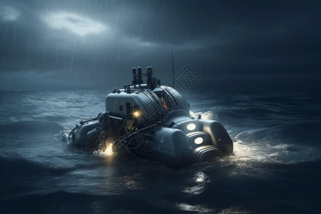 智能的海上救援机器人设计图片