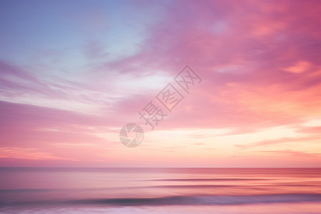 海滩照片粉色的天空照片设计图片