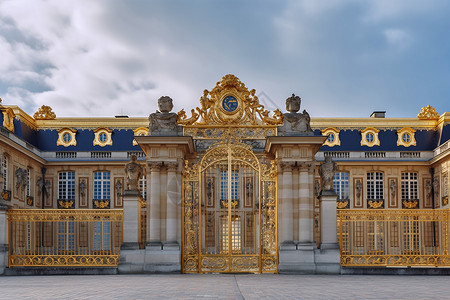 富丽堂皇的宫殿背景图片