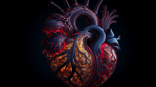人类心脏的艺术图片