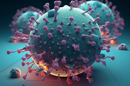 分裂癌细胞背景图片