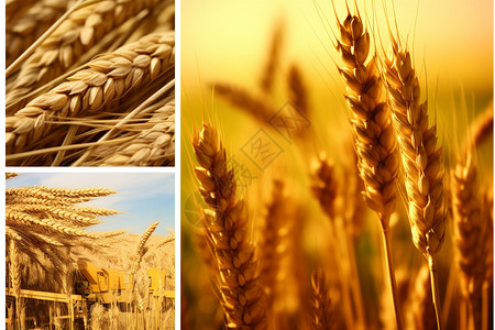 成熟的小麦农业高清图片素材