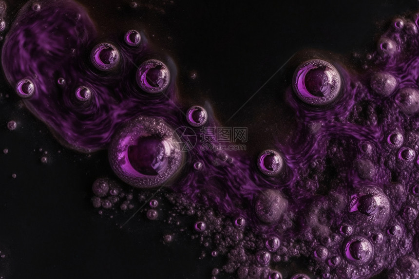 紫色泡泡背景图片