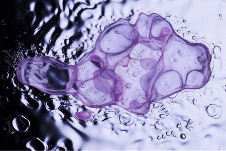 抽象紫色液体图片