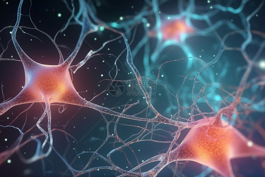 医学神经元细胞图片