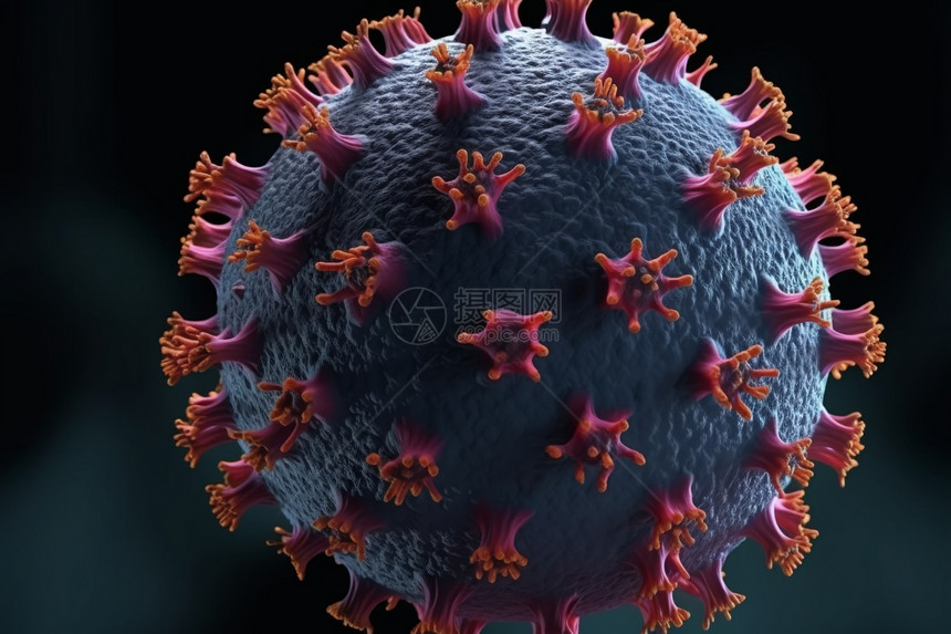 立体病毒的图像图片