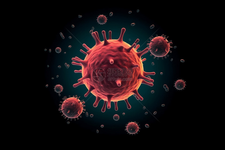 生物医疗病毒图片