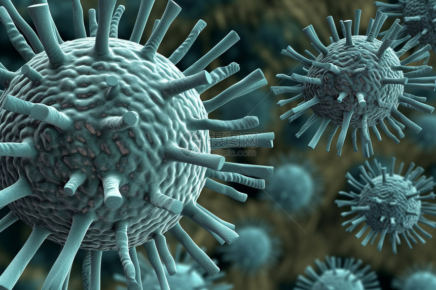 微生物疾病病毒细胞图片