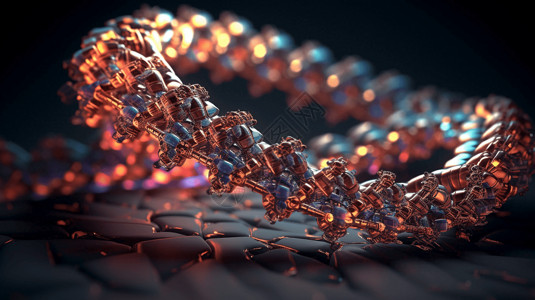 染色质晶状体基因链设计图片