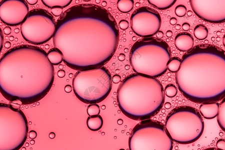 粉红色气泡背景图片