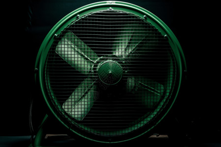 绿色散热器风扇图片
