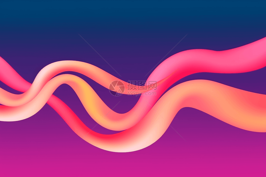 抽象彩色运动流体波纹图片