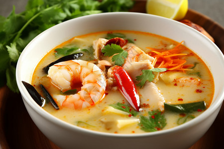 营养均衡的泰国菜图片