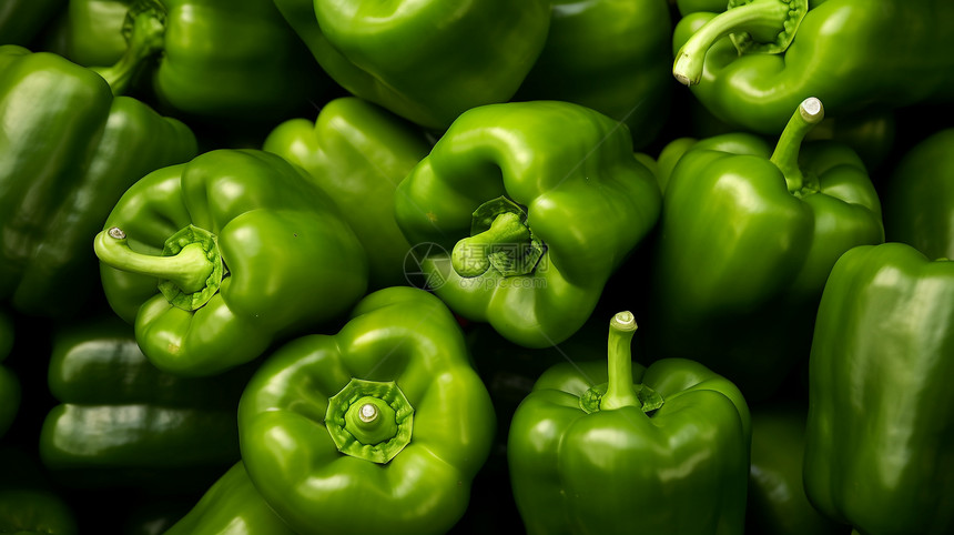 健康营养的青椒图片