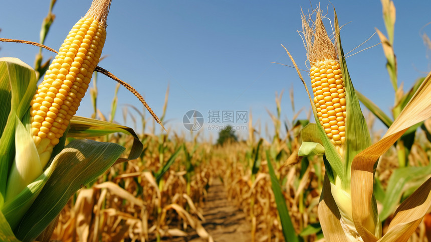 玉米田的玉米图片