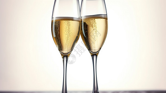 庆祝节日的香槟背景图片