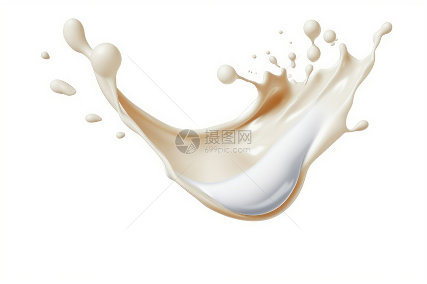 飞溅的牛奶图片