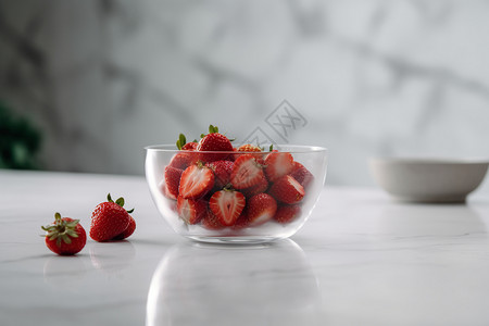 酸甜的草莓图片