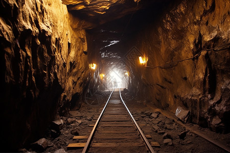 地下矿区的入口图片