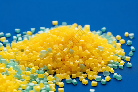 聚乙烯塑料生产原料颗粒设计图片