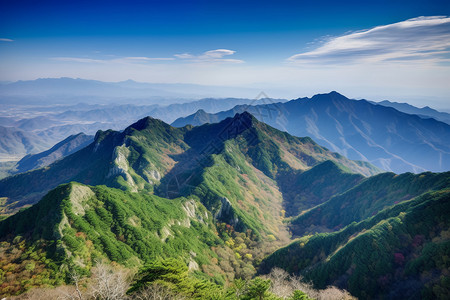 秀丽的高山峻岭背景图片