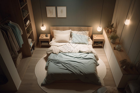 现代化简主义卧室图片