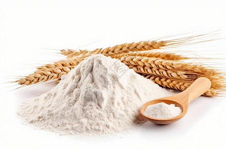 小麦和小麦粉背景