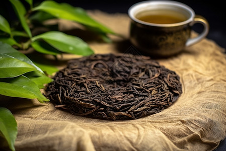 茶叶茶饼图片