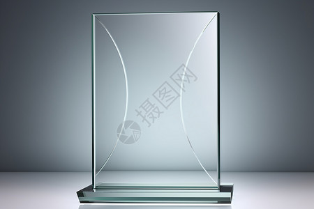 玻璃材质奖牌背景图片